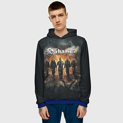 Толстовка-худи мужская Sabaton Band, цвет: 3D-синий — фото 2