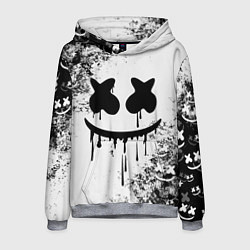 Толстовка-худи мужская Marshmello, цвет: 3D-меланж