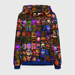 Толстовка-худи мужская Five Nights At Freddy's, цвет: 3D-синий