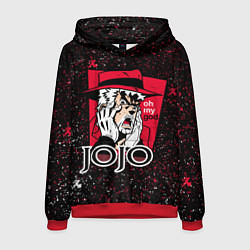 Толстовка-худи мужская JoJo Bizarre Adventure, цвет: 3D-красный