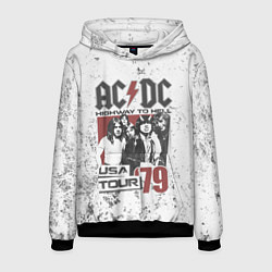Толстовка-худи мужская ACDC, цвет: 3D-черный