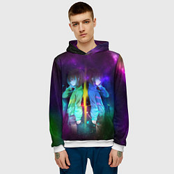 Толстовка-худи мужская UNDERTALE, цвет: 3D-белый — фото 2