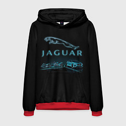 Толстовка-худи мужская Jaguar, цвет: 3D-красный