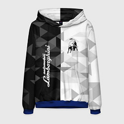 Толстовка-худи мужская Lamborghini, цвет: 3D-синий