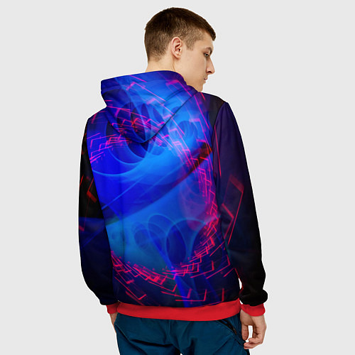 Мужская толстовка СОНИК / 3D-Красный – фото 4