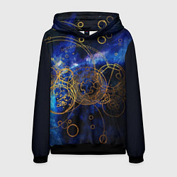 Толстовка-худи мужская Space Geometry, цвет: 3D-черный