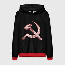 Толстовка-худи мужская Anime USSR, цвет: 3D-красный