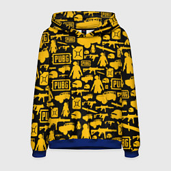 Толстовка-худи мужская PUBG, цвет: 3D-синий