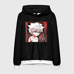 Толстовка-худи мужская Hunter x Hunter Киллуа Killua, цвет: 3D-белый