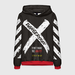 Толстовка-худи мужская Off-White: Dangerous, цвет: 3D-красный