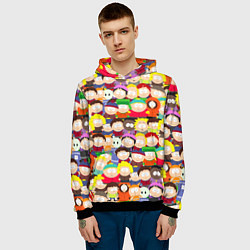 Толстовка-худи мужская ЮЖНЫЙ ПАРК, цвет: 3D-черный — фото 2