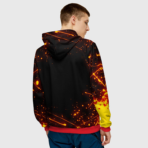 Мужская толстовка HALF-LIFE 3 / 3D-Красный – фото 4