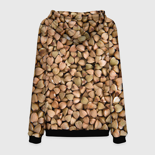 Мужская толстовка Гречка Греча / 3D-Черный – фото 2