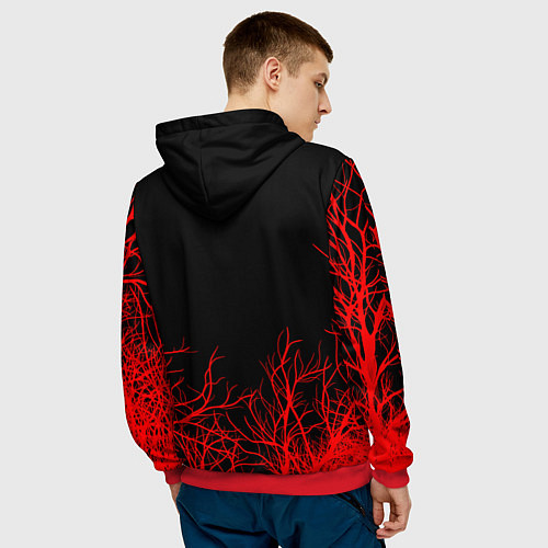 Мужская толстовка SILENT HILL / 3D-Красный – фото 4