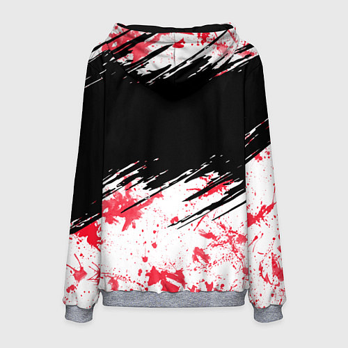 Мужская толстовка Кровосток / 3D-Меланж – фото 2