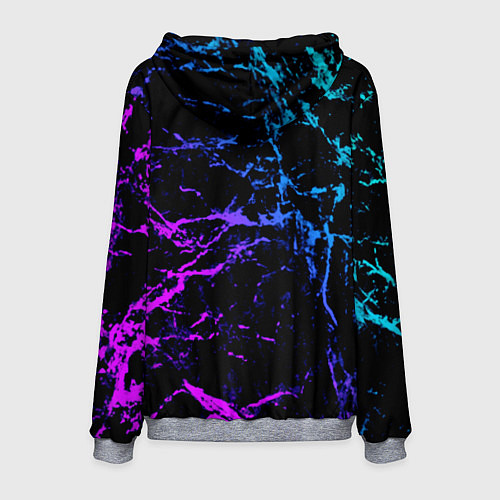 Мужская толстовка МРАМОР NEON / 3D-Меланж – фото 2