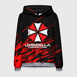 Толстовка-худи мужская Umbrella Corporation, цвет: 3D-меланж