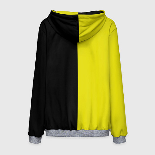Мужская толстовка BLACK YELLOW / 3D-Меланж – фото 2