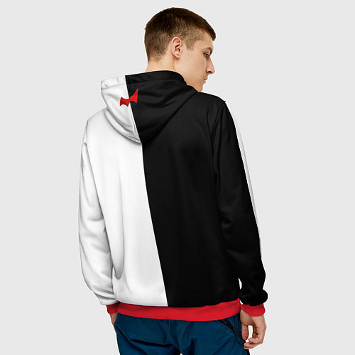 Мужская толстовка Monokuma / 3D-Красный – фото 4