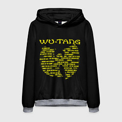 Толстовка-худи мужская WU-TANG CLAN, цвет: 3D-меланж