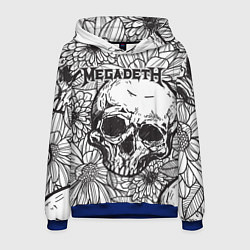 Толстовка-худи мужская Megadeth, цвет: 3D-синий