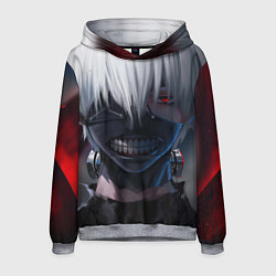 Толстовка-худи мужская TOKYO GHOUL, цвет: 3D-меланж