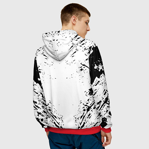 Мужская толстовка BERSERK / 3D-Красный – фото 4