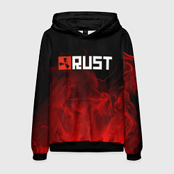 Толстовка-худи мужская RUST, цвет: 3D-черный