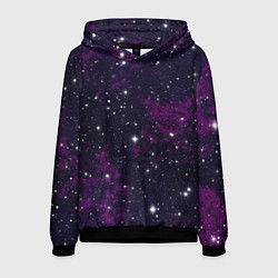 Толстовка-худи мужская Космос, цвет: 3D-черный