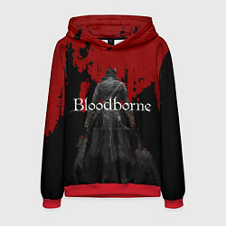 Толстовка-худи мужская Bloodborne, цвет: 3D-красный