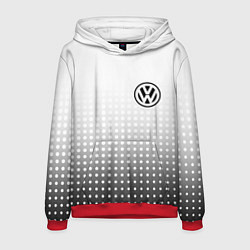 Толстовка-худи мужская Volkswagen, цвет: 3D-красный
