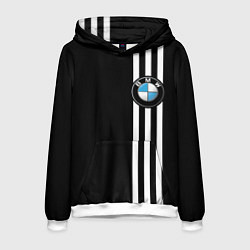 Толстовка-худи мужская BMW SPORT, цвет: 3D-белый