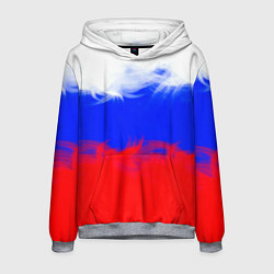 Толстовка-худи мужская Россия, цвет: 3D-меланж