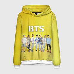 Толстовка-худи мужская BTS, цвет: 3D-белый