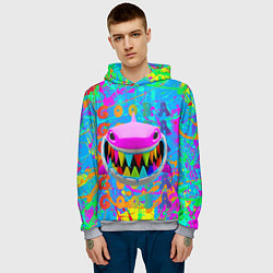 Толстовка-худи мужская 6IX9INE GOOBA, цвет: 3D-меланж — фото 2