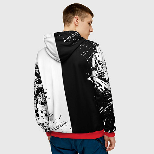 Мужская толстовка Добро и зло, Payton Moormeier / 3D-Красный – фото 4