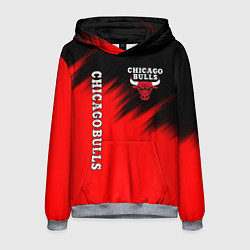Толстовка-худи мужская CHICAGO BULLS, цвет: 3D-меланж
