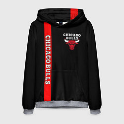 Толстовка-худи мужская CHICAGO BULLS, цвет: 3D-меланж