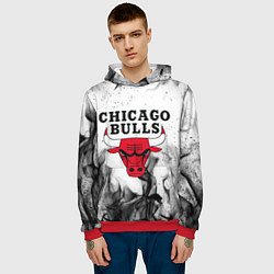 Толстовка-худи мужская CHICAGO BULLS, цвет: 3D-красный — фото 2