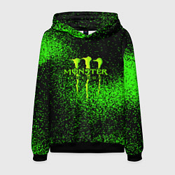 Толстовка-худи мужская MONSTER ENERGY, цвет: 3D-черный