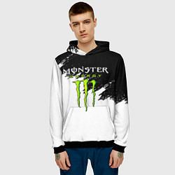 Толстовка-худи мужская MONSTER ENERGY, цвет: 3D-черный — фото 2