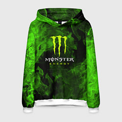 Толстовка-худи мужская MONSTER ENERGY, цвет: 3D-белый