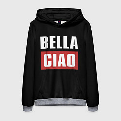 Толстовка-худи мужская Bella Ciao, цвет: 3D-меланж