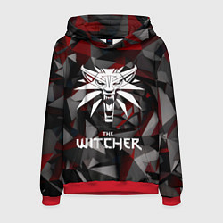 Толстовка-худи мужская The Witcher, цвет: 3D-красный