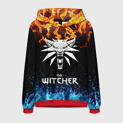 Толстовка-худи мужская The Witcher, цвет: 3D-красный