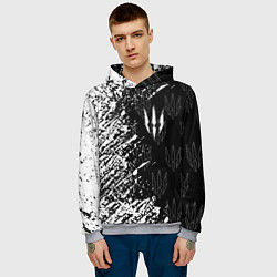 Толстовка-худи мужская The Witcher, цвет: 3D-меланж — фото 2