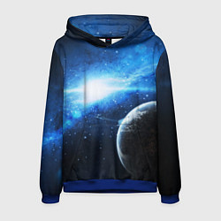 Толстовка-худи мужская Космос, цвет: 3D-синий