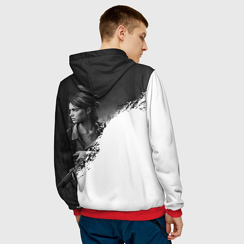 Мужская толстовка THE LAST OF US 2 / 3D-Красный – фото 4