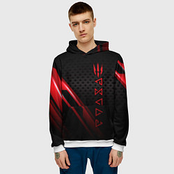 Толстовка-худи мужская The Witcher, цвет: 3D-белый — фото 2