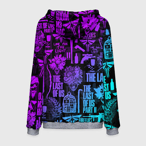 Мужская толстовка THE LAST OF US 2 / 3D-Меланж – фото 2